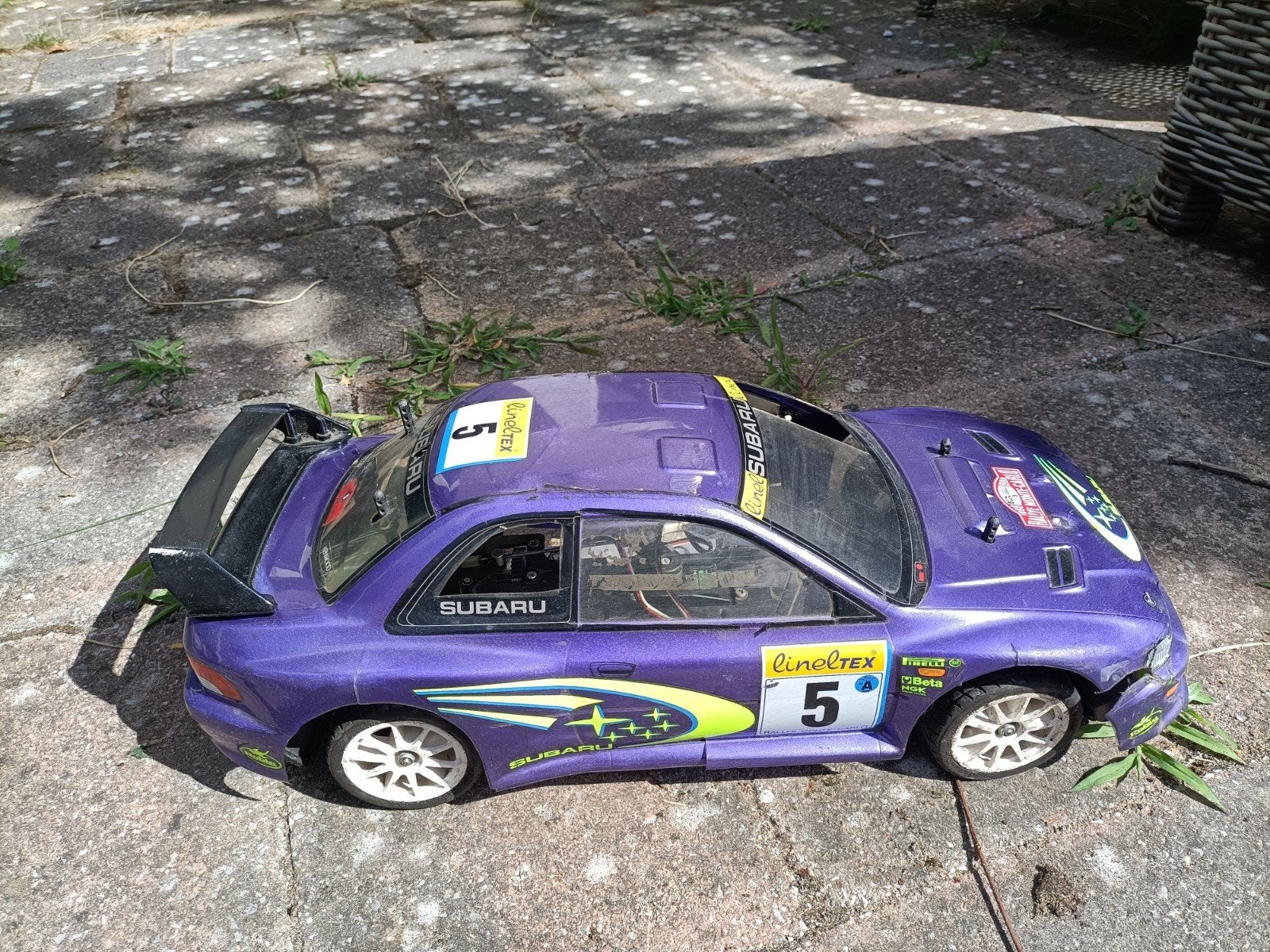 Tamiya TG10 onderstel plus kappen en onderdelen, Gebruikt, Ophalen of Verzenden, Schaal 1:10, Auto onroad