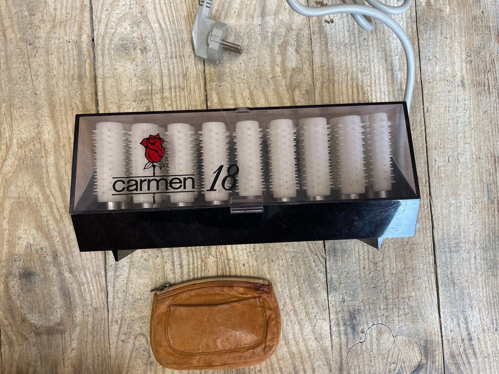 Carmen krulset met 18 rollers en haarspelden, Ophalen of Verzenden, Gebruikt, Haarverzorging