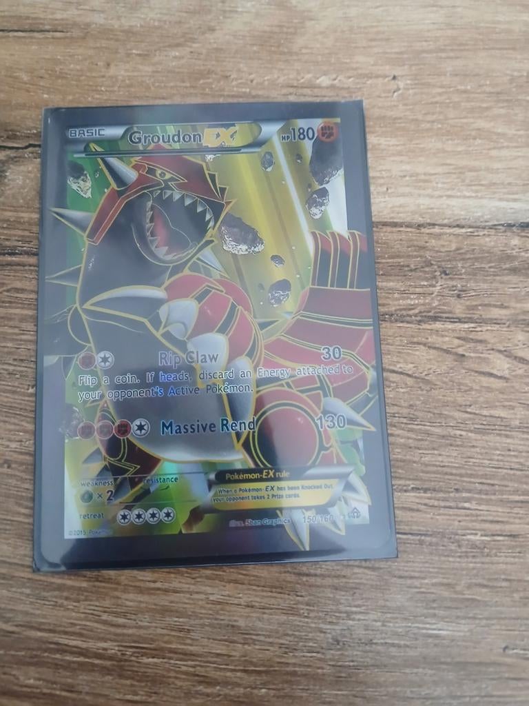 Pokémon Groudon EX kaart, Ophalen of Verzenden