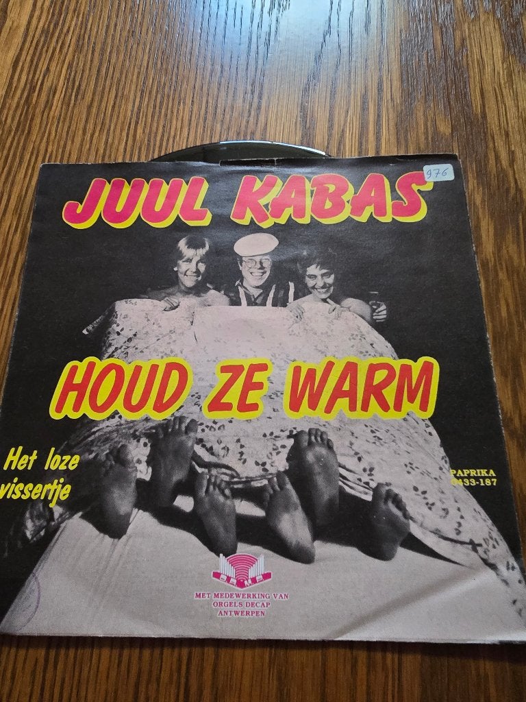 juul kabas houd ze warm / het loze vissertje, Verzenden, Gebruikt, 7 inch, Levenslied of Smartlap