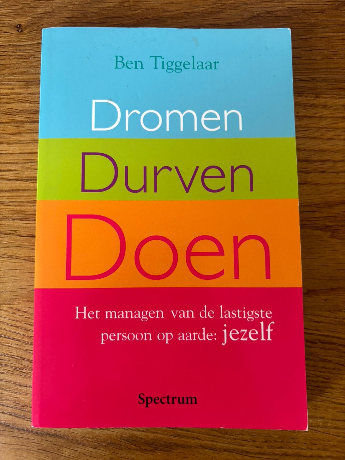 Durven dromen doen - Ben Tiggelaar, Ophalen of Verzenden, Zo goed als nieuw