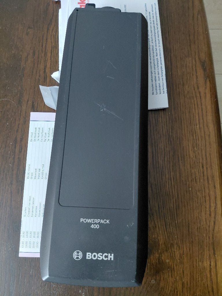 bosch fietsaccu 400watt, Ophalen, Zo goed als nieuw