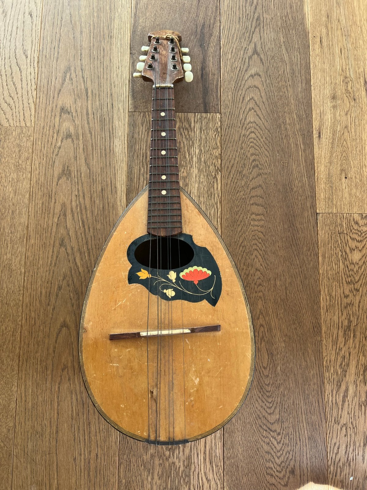 Vintage Italiaanse Mandoline, Ophalen of Verzenden, Gebruikt, Overige typen