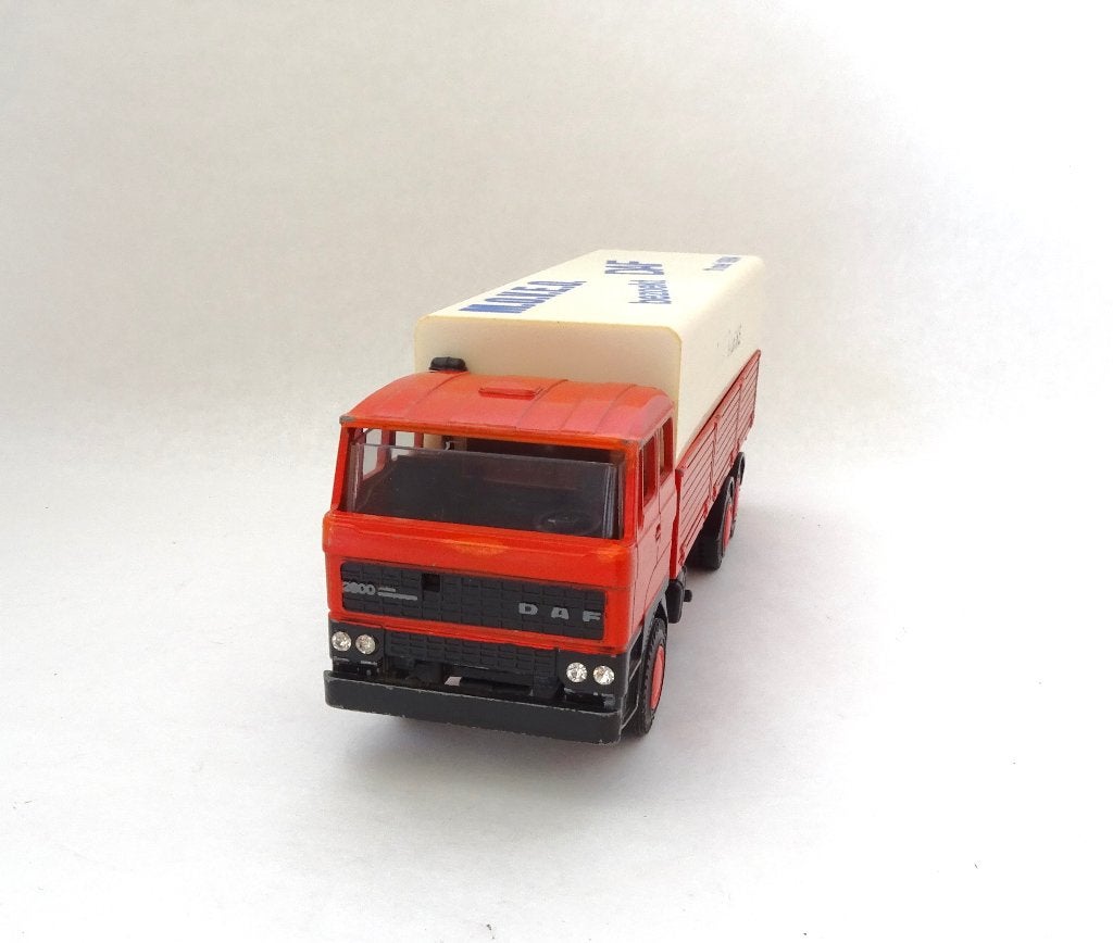 Lion Car DAF 2800/3300 "MOVEO bezoekt DAF 1984" dubbelas, Hobby en Vrije tijd, Ophalen of Verzenden, Gebruikt, Bus of Vrachtwagen