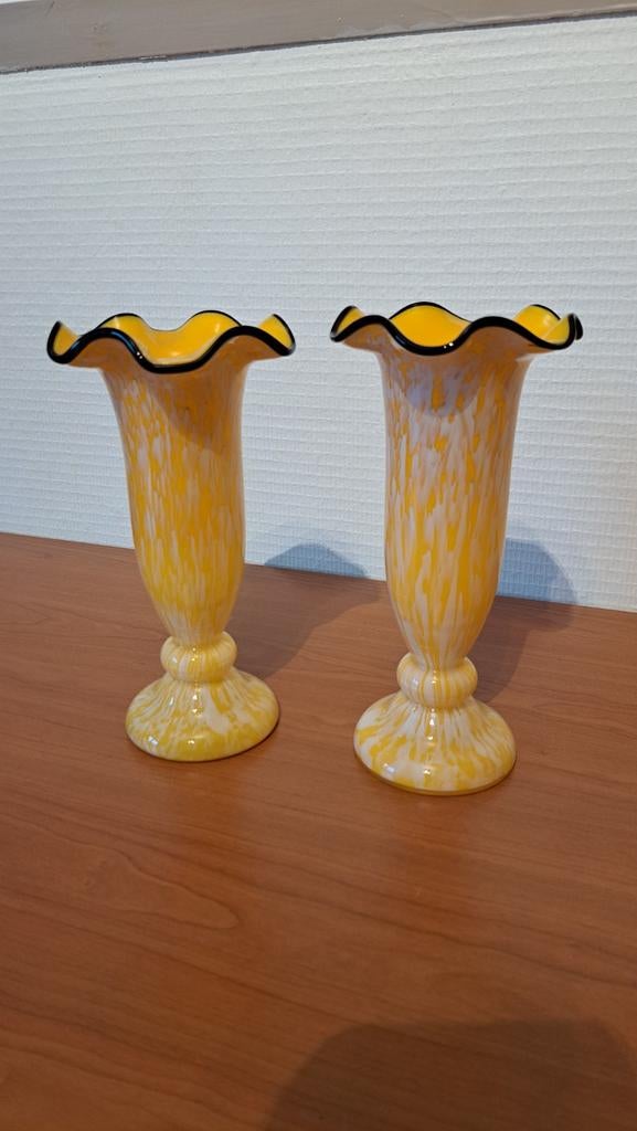 Harlekijnsglazen Art Deco, Ophalen of Verzenden