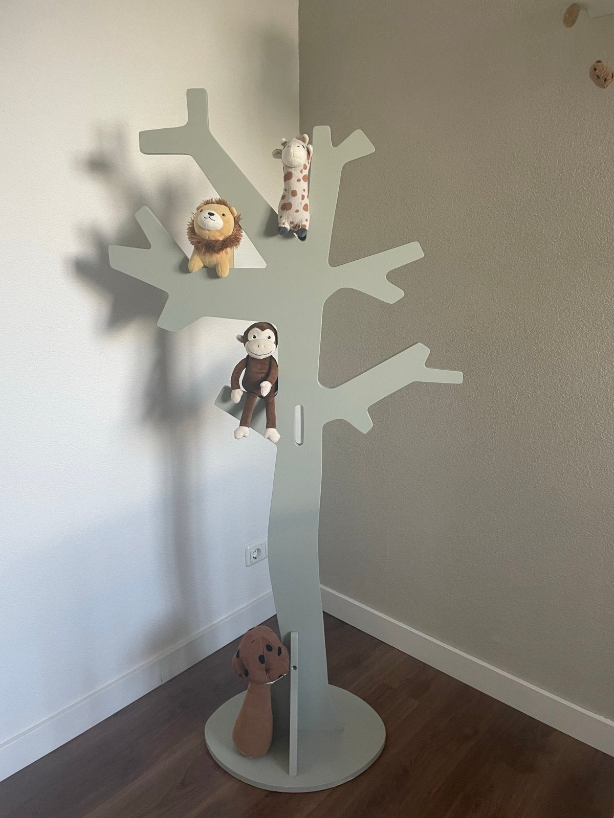 Houten Boom Decoratie Olijfgroen voor Kinderkamer, Ophalen, Zo goed als nieuw, Wanddecoratie, Overige merken