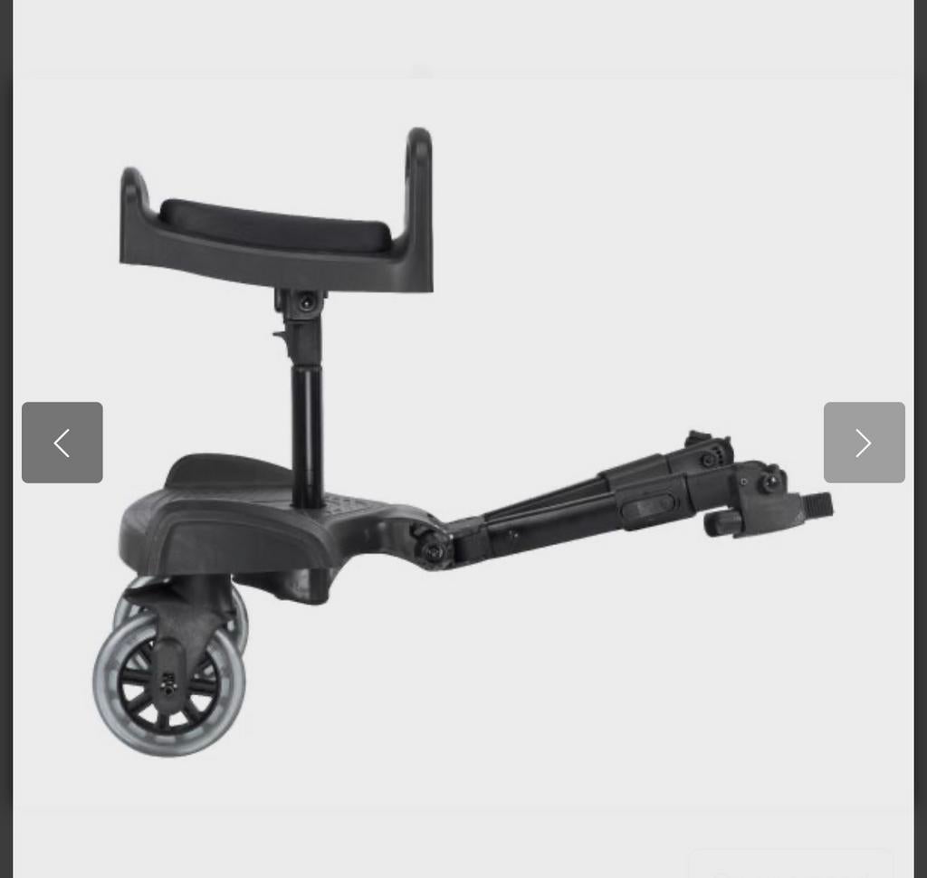 Meerijdplankje met zitje voor kinderwagen universeel kidsriv, Ophalen of Verzenden, Nieuw, Kinderwagen, Overige merken
