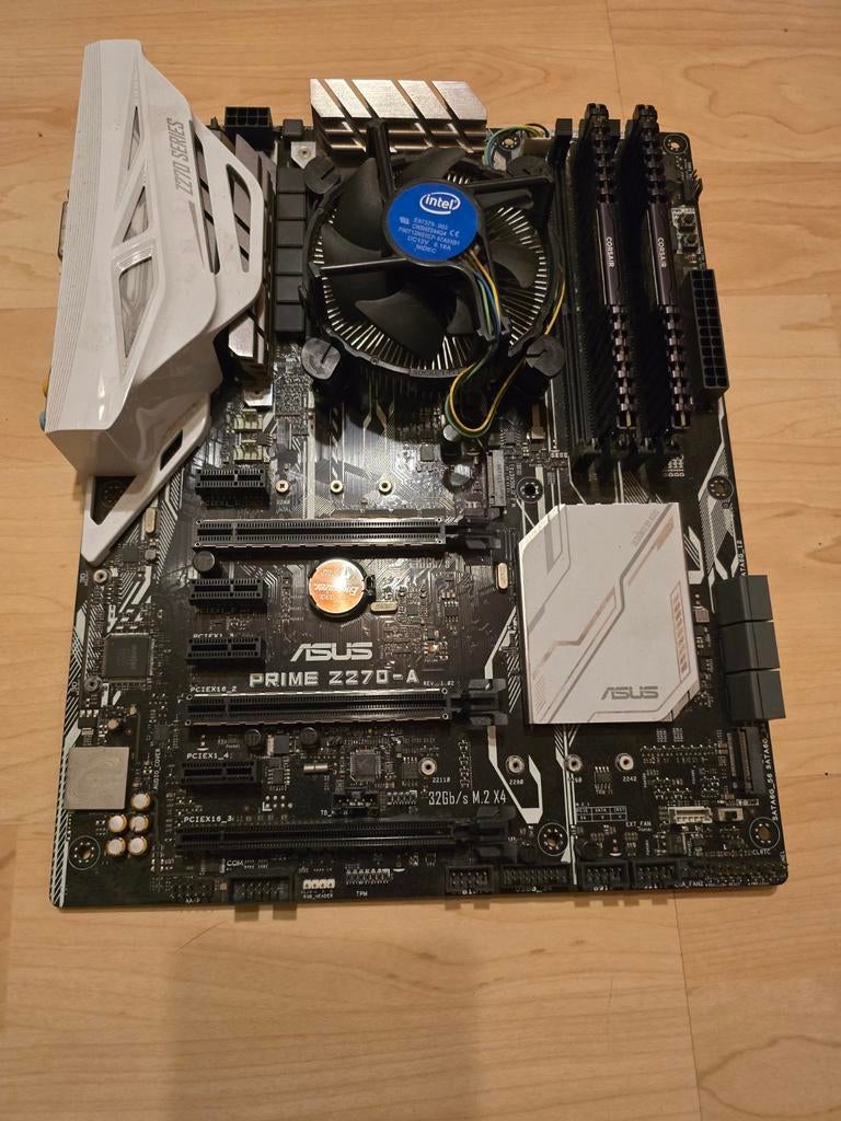 Asus Prime Z270-A + i5-6600k CPU, Computers en Software, Moederborden, Gebruikt, LGA1151, DDR4, Ophalen of Verzenden