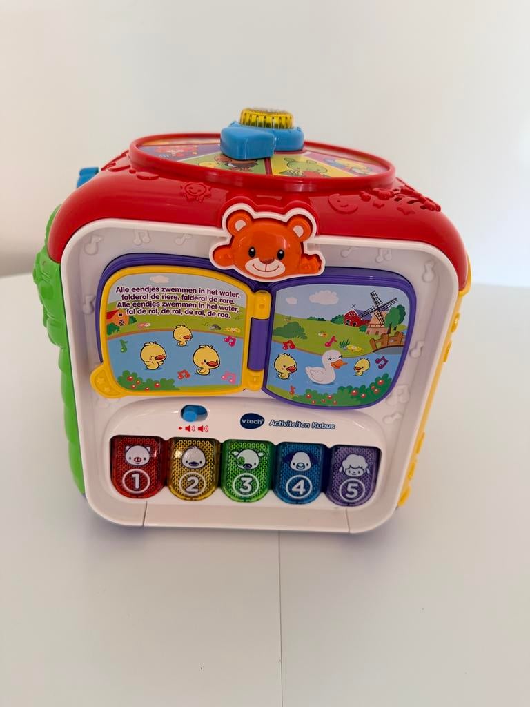 Vtech Activiteiten Kubus, Kinderen en Baby's, Speelgoed | Vtech, Ophalen of Verzenden, Zo goed als nieuw, 6 maanden tot 2 jaar
