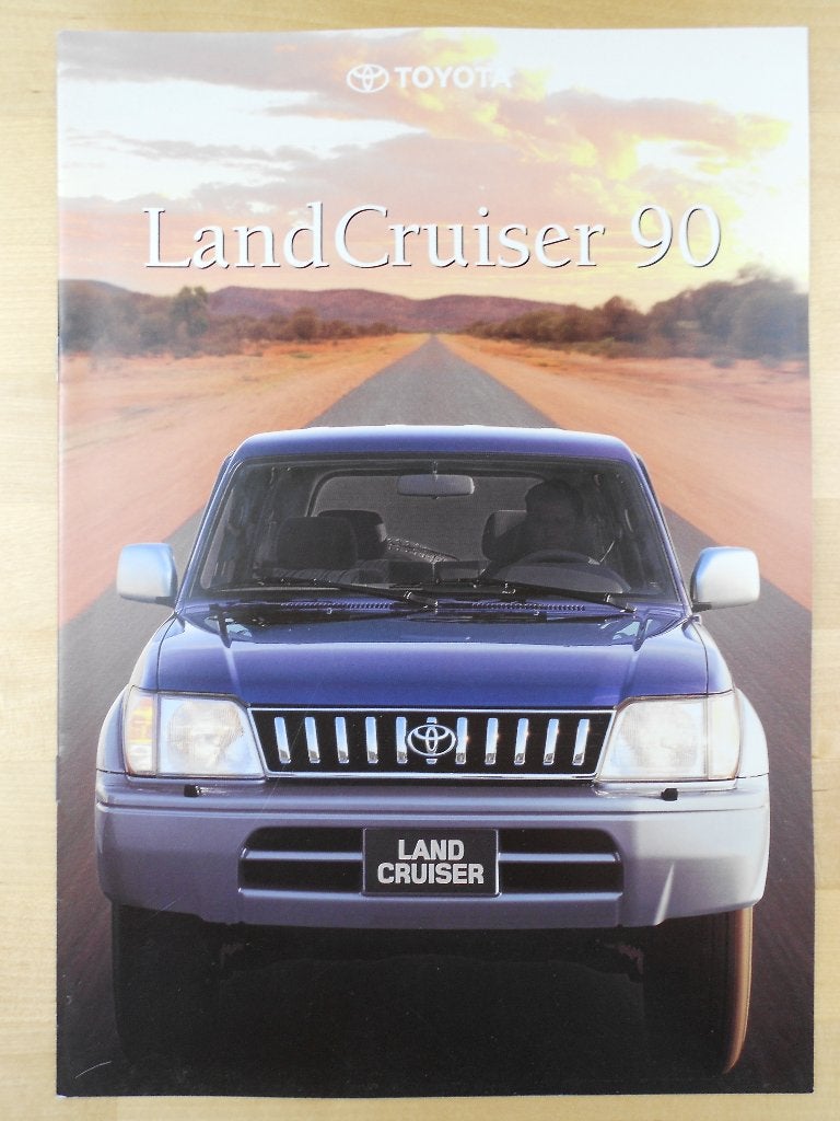 Toyota Landcruiser 90 Brochure 1998 – Land Cruiser, Toyota, Ophalen of Verzenden, Zo goed als nieuw, Toyota