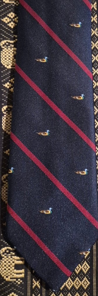 The English Hatter stropdas rode strepen met eenden, Ophalen of Verzenden, Nieuw, Blauw