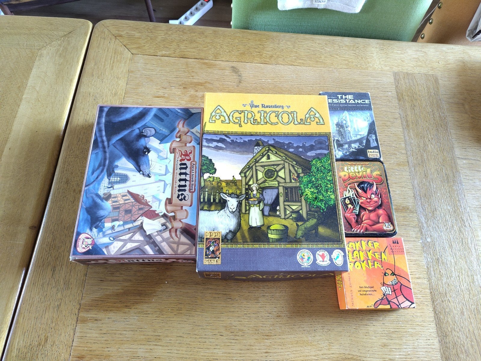 Diverse spellen o.a. agricola, Ophalen of Verzenden, Zo goed als nieuw