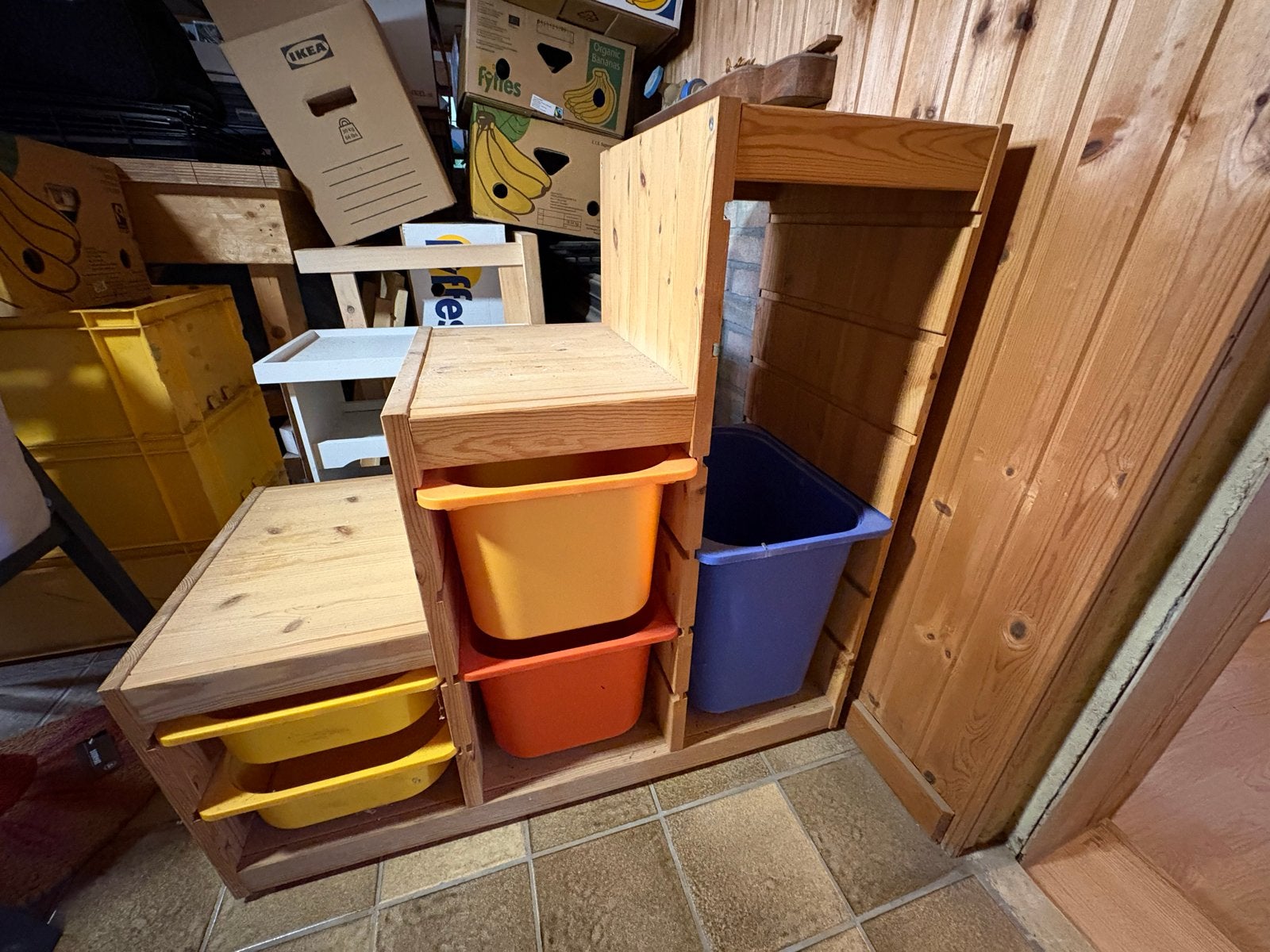 IKEA Trofast opbergmeubel met bakken, Ophalen, Gebruikt, Opbergmeubel, Meerkleurig