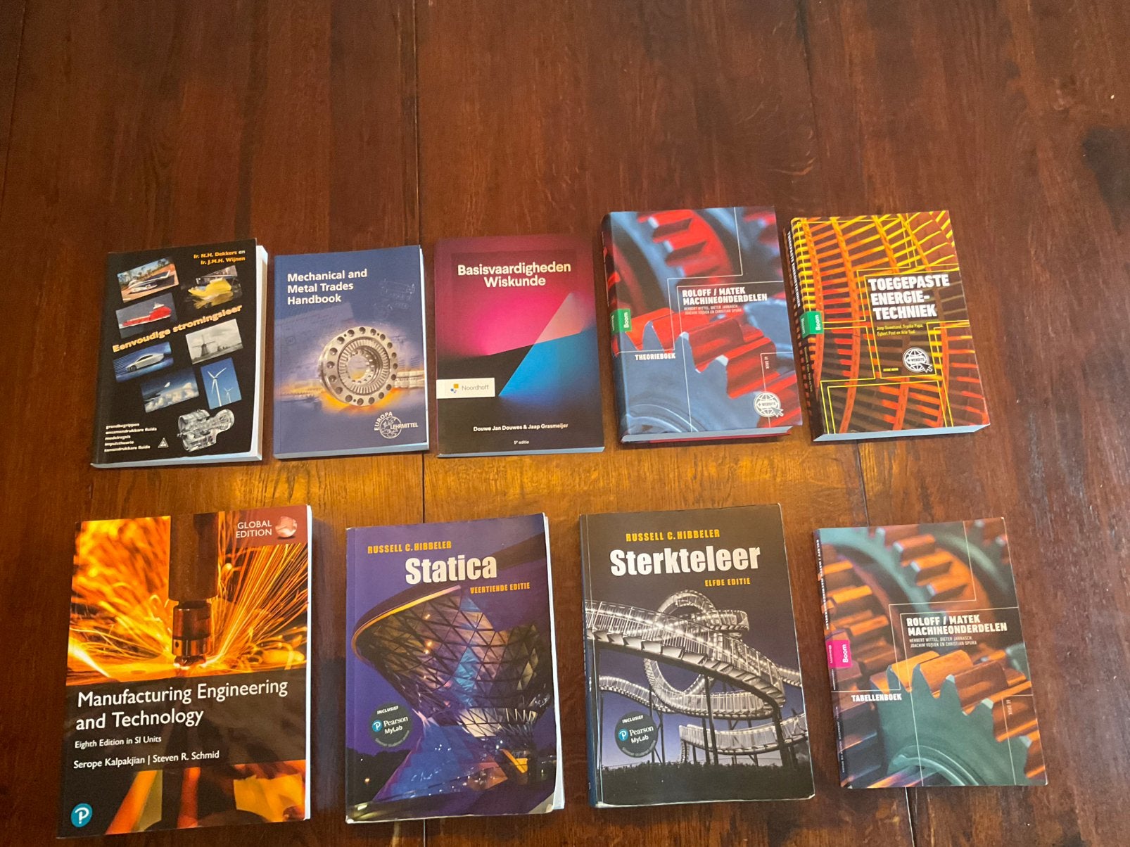 Studieboeken HBO werktuigbouwkunde leerjaar 1 - compleet, Boeken, Schoolboeken, Ophalen, Zo goed als nieuw, Overige niveaus