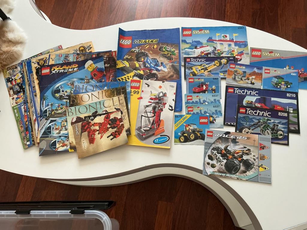 Kleine partij bouwinstructies, Ophalen of Verzenden, Gebruikt, Overige typen, Lego