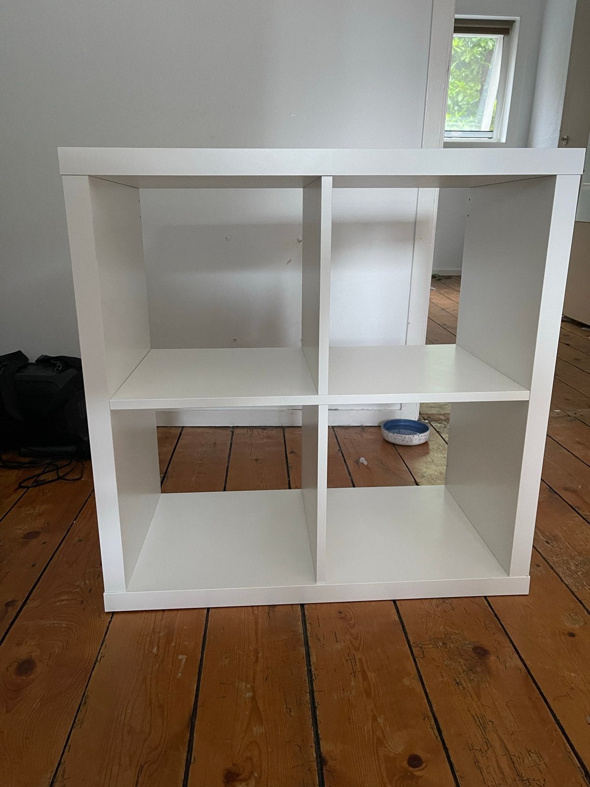 Witte IKEA Kallax kast 4 vakken, Ophalen of Verzenden, Gebruikt