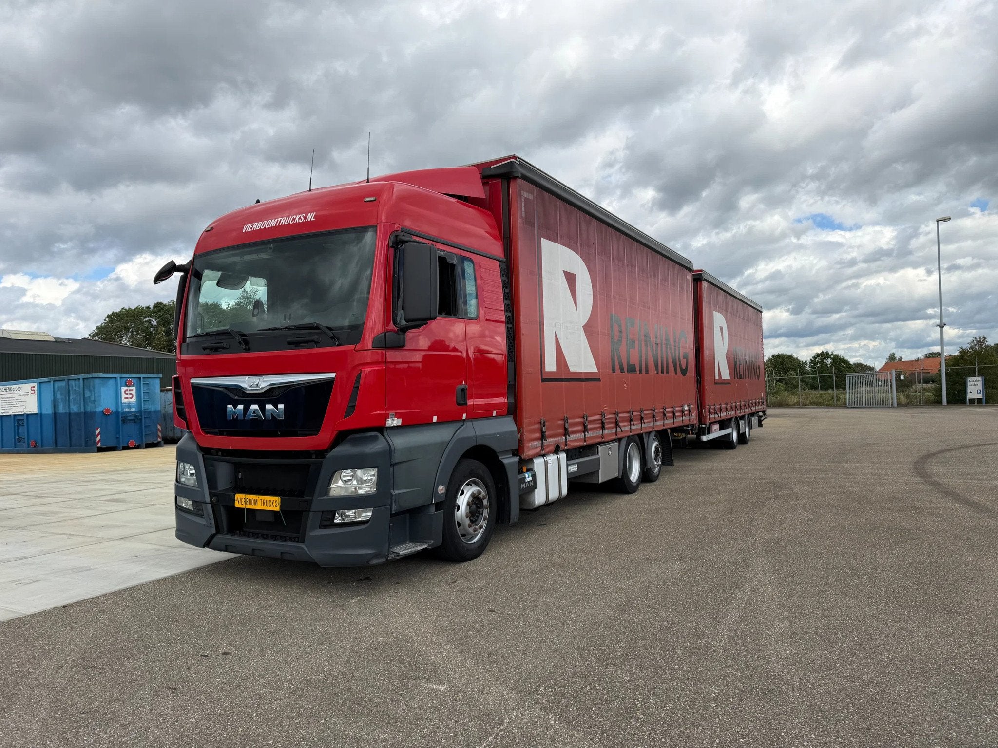 MAN TGX 24.400 TGX 24.400 6X2 Komplett mit 2016 Anhanger 115, Auto's, Automaat, Bluetooth, Euro 6, MAN