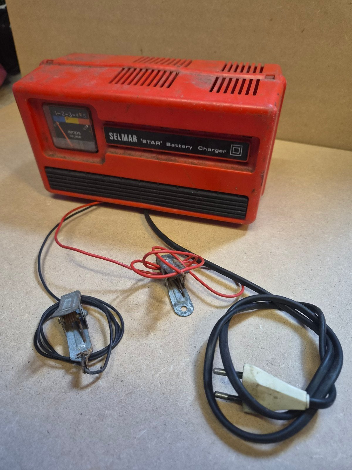 Selmar 'Star' Acculader - Vintage Auto Onderdeel, Ophalen of Verzenden, Gebruikt
