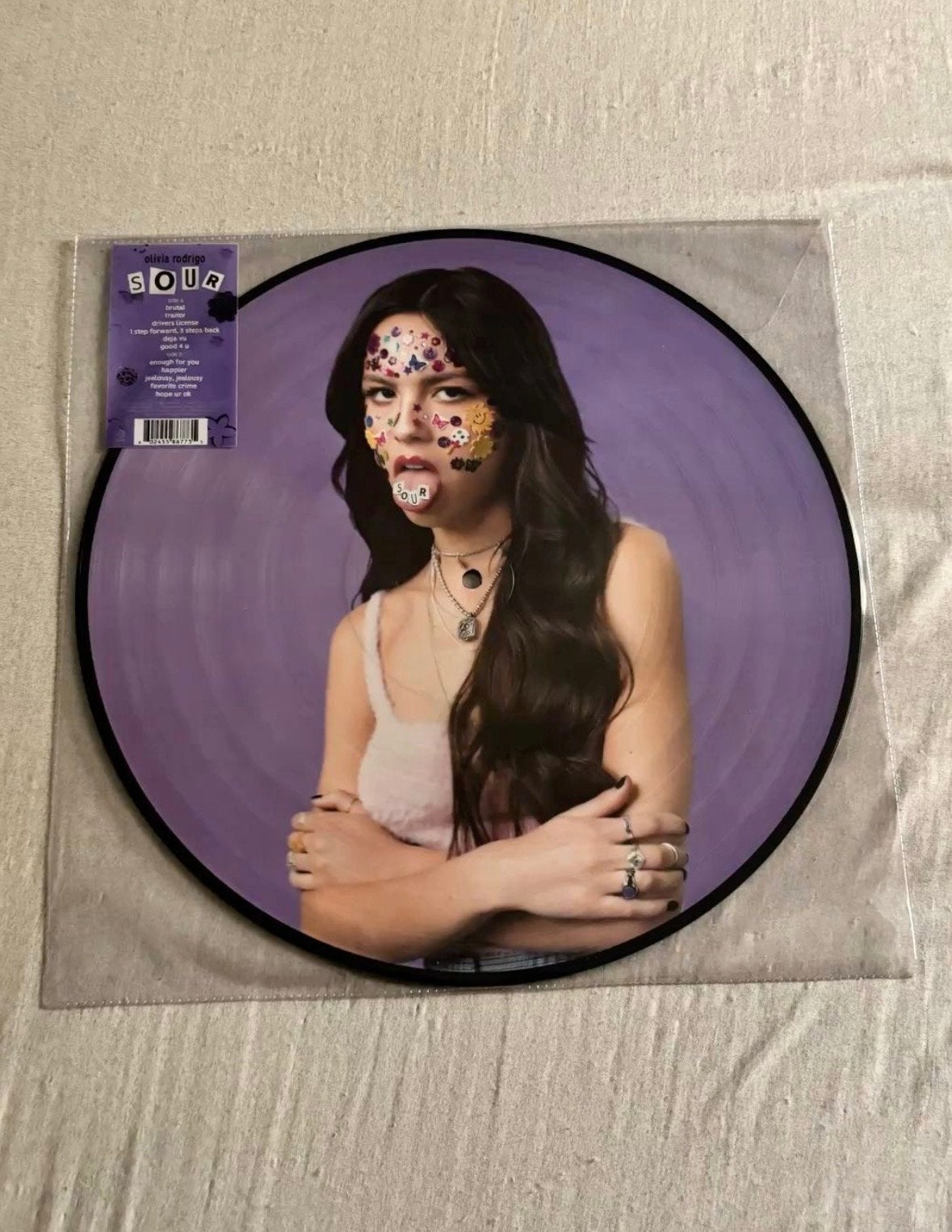 Olivia Rodrigo - SOUR Picture Disc LP (Nieuw), LP, Geseald, 12 inch, Nieuw in verpakking