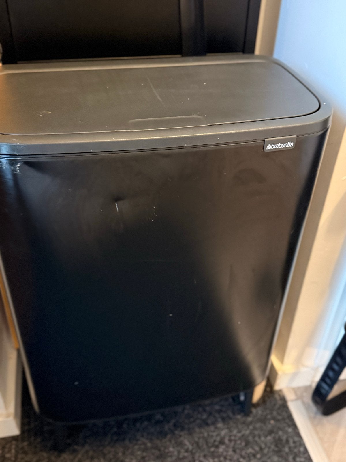 Brabantia vuilnisbak XL - Gebruikt, Huis en Inrichting, 40 liter of meer, Ophalen, Gebruikt, Metaal