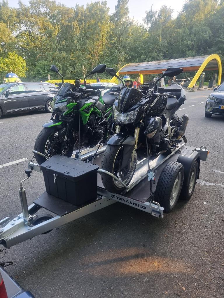 Motoraanhanger, slechts 14 euro per dag!, Diensten en Vakmensen, Verhuur | Auto en Motor, Aanhangwagen