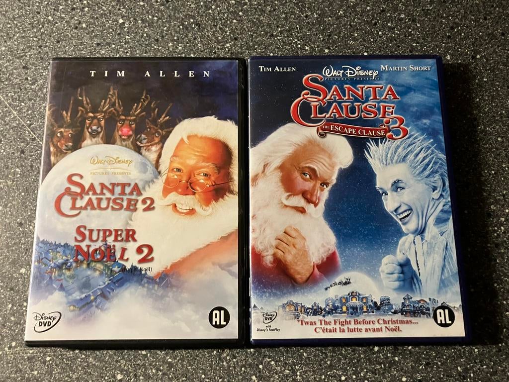 The Santa Clause 2 (2002) + The Santa Clause 3 (2006), Alle leeftijden, Ophalen of Verzenden, Zo goed als nieuw, Overige genres