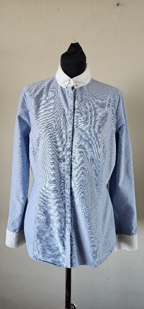 blauw blouse van Purdey maat 40 (1425), Ophalen of Verzenden, Zo goed als nieuw, Maat 38/40 (M), Blauw