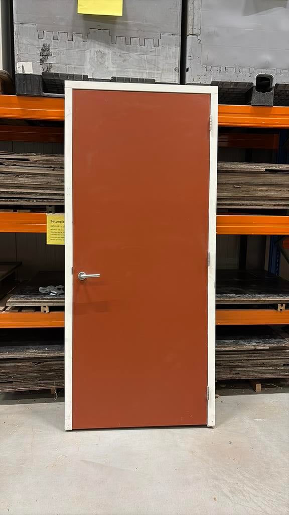 Binnendeuren | met kozijn | massief | gebruikt | dubbele, Doe-het-zelf en Verbouw, Deuren en Horren, Ophalen, 80 tot 100 cm, Binnendeur