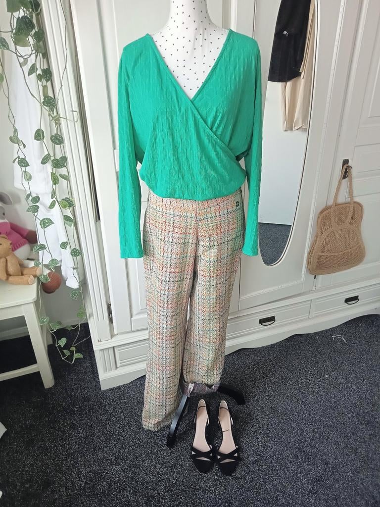 Didi " Broek maat M ", Kleding | Dames, Jumpsuits, Zo goed als nieuw, Maat 38/40 (M), Overige kleuren, Ophalen of Verzenden
