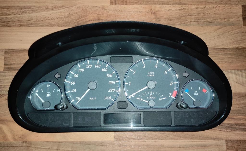 Km teller BMW E46  instrumentenpaneel herstel, Auto-onderdelen, Dashboard en Schakelaars, Ophalen of Verzenden, Gebruikt, BMW