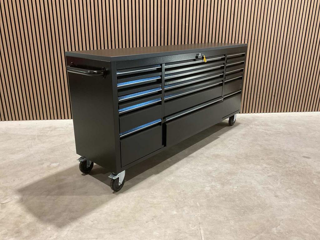 Stahlworks Deluxe Black 72 inch 15 laden Werkbank nieuw ‼️, Ophalen, Nieuw, 170 cm of meer
