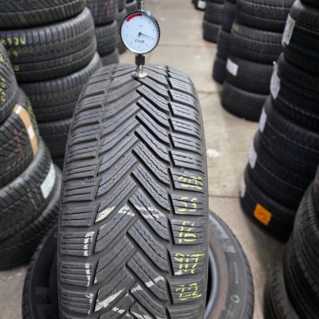 205/55/16 91T Michelin Alpin Winterbanden, Ophalen, Gebruikt, 16 inch, Band(en)