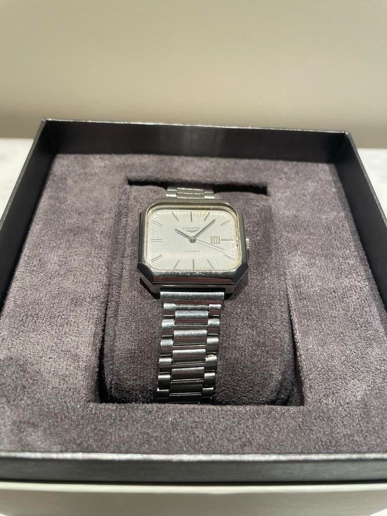 Vintage Longines Polshorloge, Sieraden, Tassen en Uiterlijk, Horloges | Heren, Overige merken, Gebruikt, Staal, Polshorloge