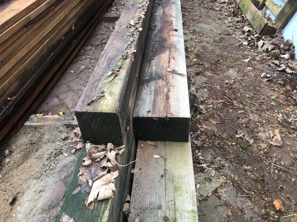 Douglasen eik 4€ alles meenemen   GEEN INFO VIA MARKTPLAATS, Ophalen, Nieuw, 250 cm of meer, Palen
