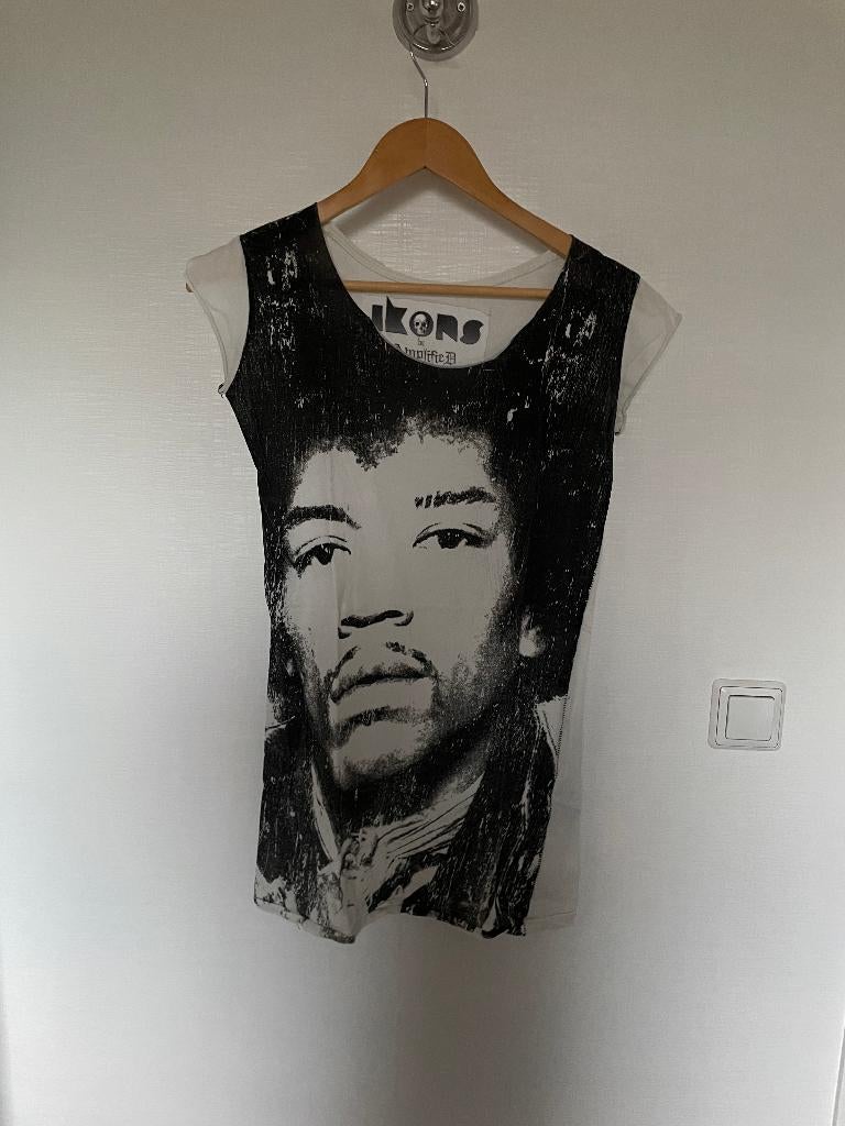 Jimi Hendrix Ikons by Amplified clothing top shirt xs 34 36, Overige kleuren, Ophalen of Verzenden, Zo goed als nieuw, Ikons