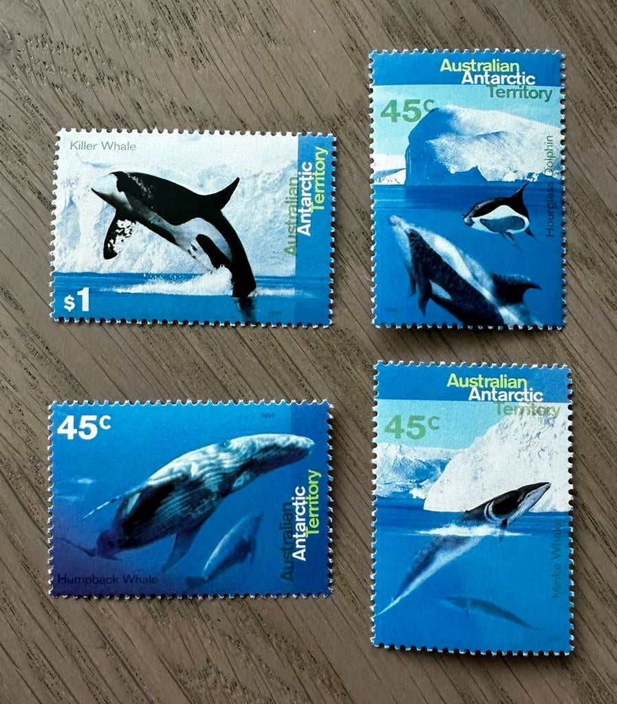 Australië Antarctica 1995 Zeezoogdieren Postfris Set, Ophalen of Verzenden, Postfris