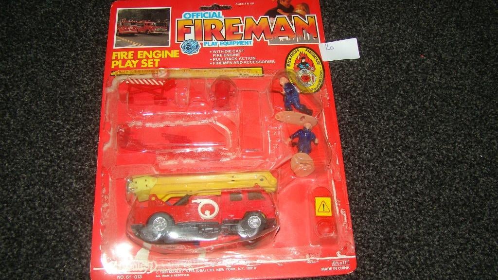 Brandweer ladderwagen - fire engine (20), Ophalen of Verzenden, Nieuw, Bus of Vrachtwagen