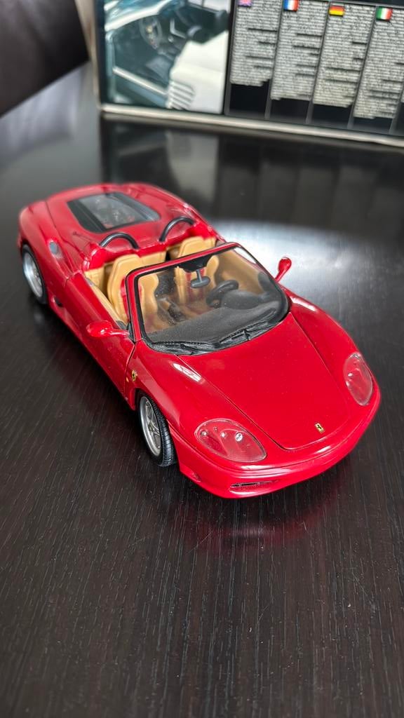 Ferrari 360 spider van Hotwheels, Ophalen of Verzenden, Zo goed als nieuw, Auto, Hot Wheels