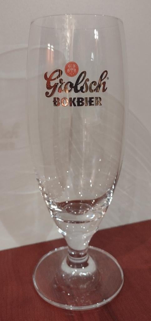Grolsch Bokbier Glas 25cl. (J2), Ophalen of Verzenden, Gebruikt, Glas of Glazen, Grolsch