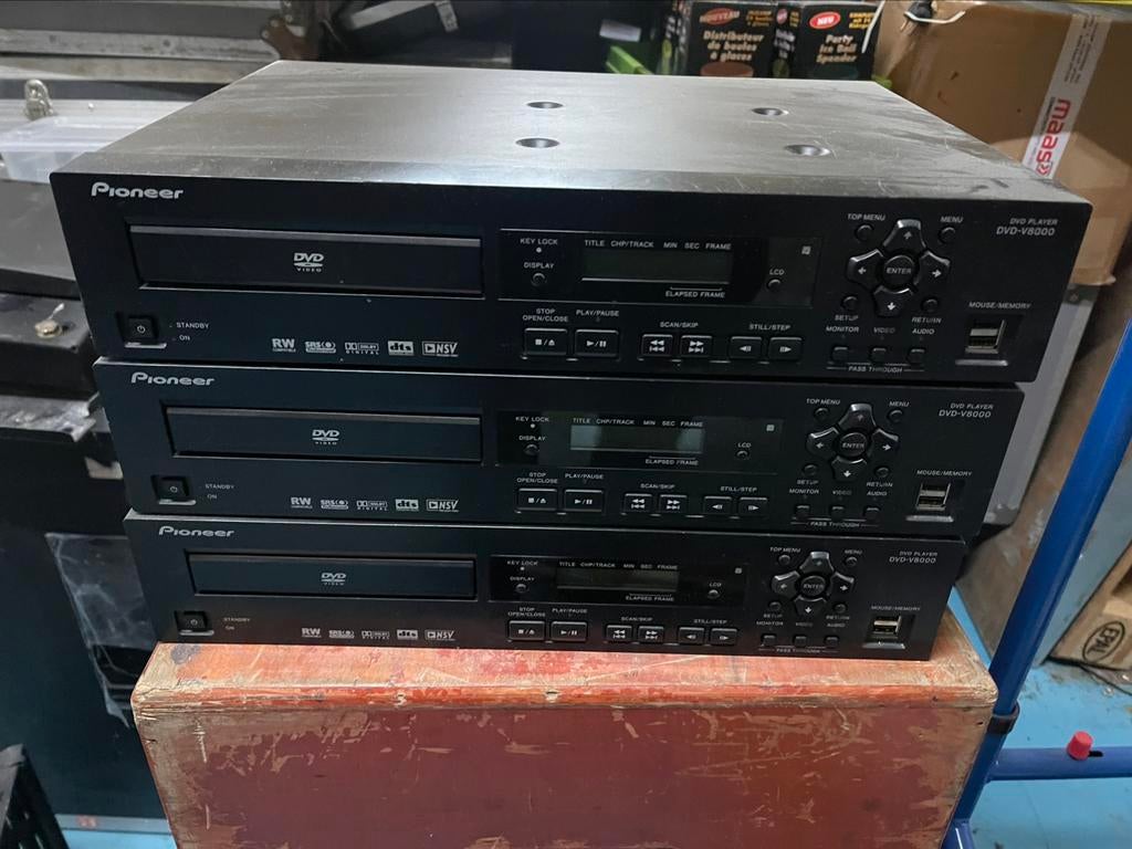 Pioneer DVD-V8000 Pro DVD speler. STUNTVERKOOP Nu€50,00 P/St, Ophalen, Gebruikt, Video