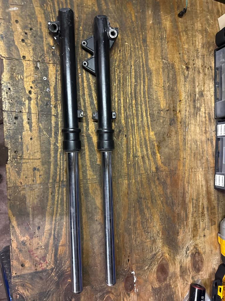 Derbi DRD Voorvork Poten - 15mm As, Frame, Gebruikt, Derbi, Derbi