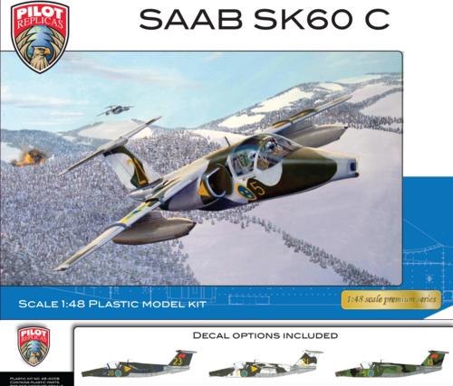 Pilot Replicas 48A008 Saab SK60 C, Olsborgsvägen 6 18641 Vallentuna, Zweden, Nieuw, Ophalen of Verzenden, Pilot- Replicas
