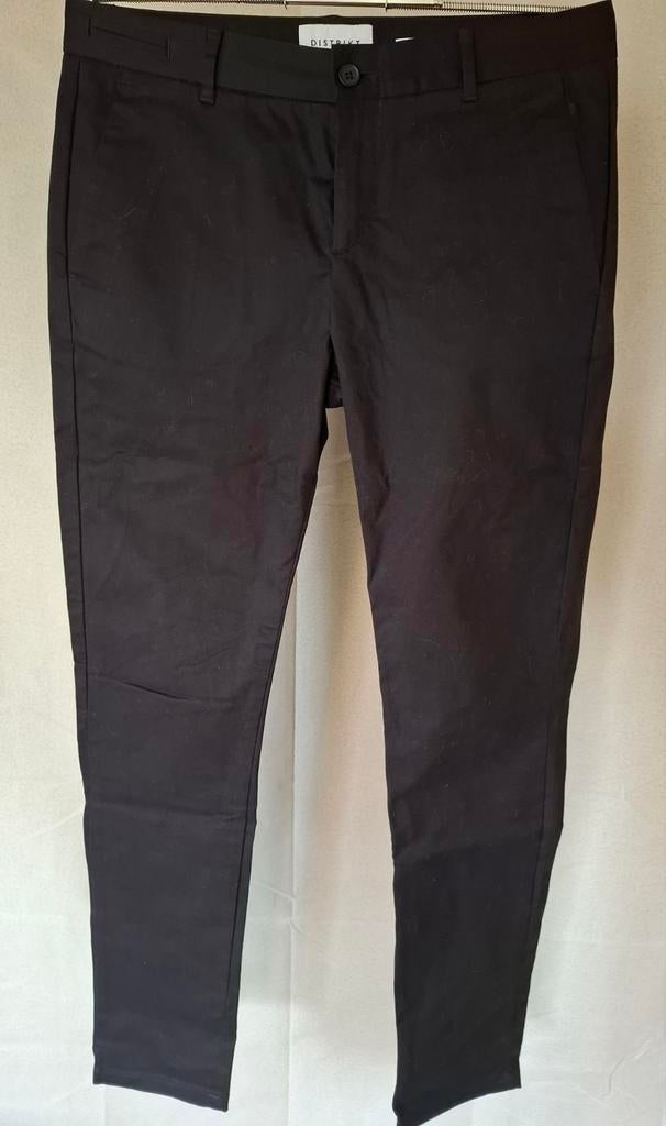 Nørrebro Distrikt Chino - Zwart - Maat M, Kleding | Heren, Maat 48/50 (M), Zwart, Ophalen of Verzenden, Zo goed als nieuw