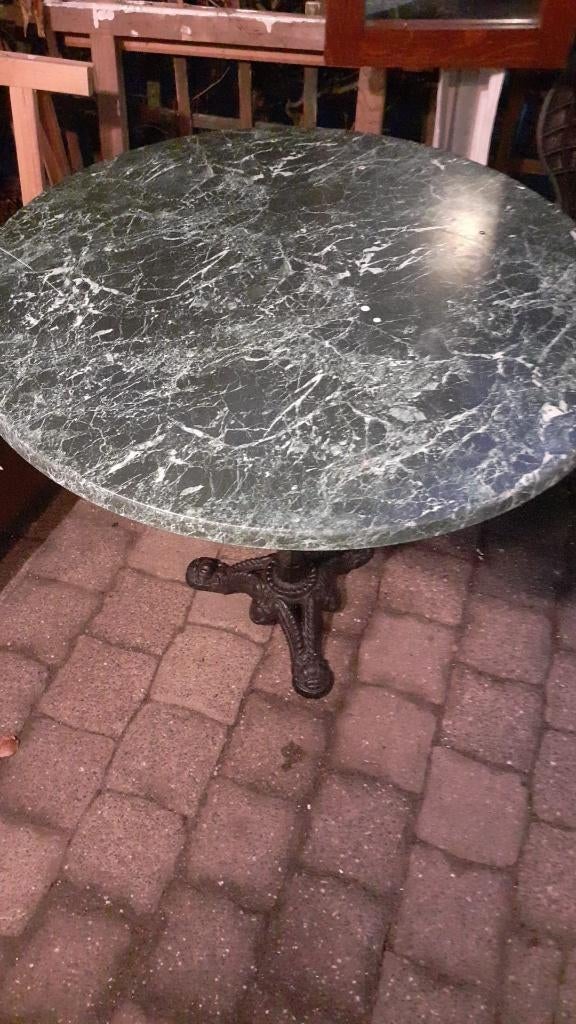 tuintafeltje rond, Tuin en Terras, Tuintafels, Ophalen, Gebruikt, Rond, Metaal