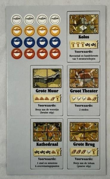 Kolonisten van Catan Wereldwonderen Uitbreiding spel vintage, Coolsingel 104, 3011 AG Rotterdam, Netherlands, Verzenden, Zo goed als nieuw