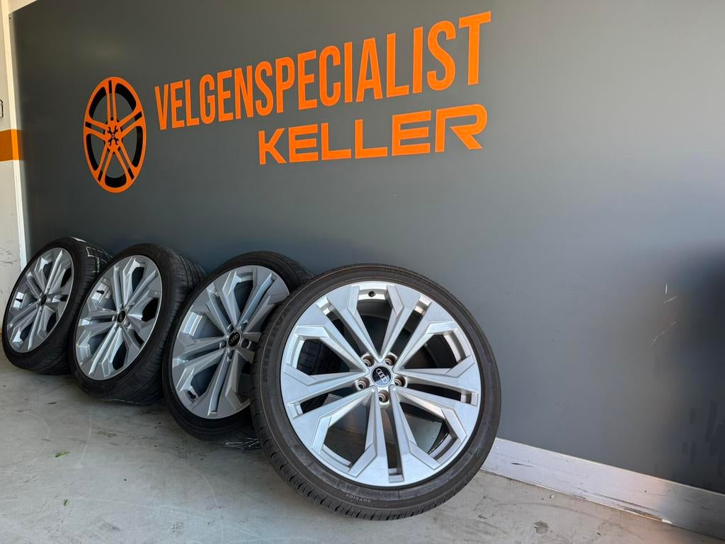 Audi Q5 SQ5 velgen 21 inch origineel 5x112 Zomerset, Ophalen of Verzenden, 21 inch, Zomerbanden, Banden en Velgen