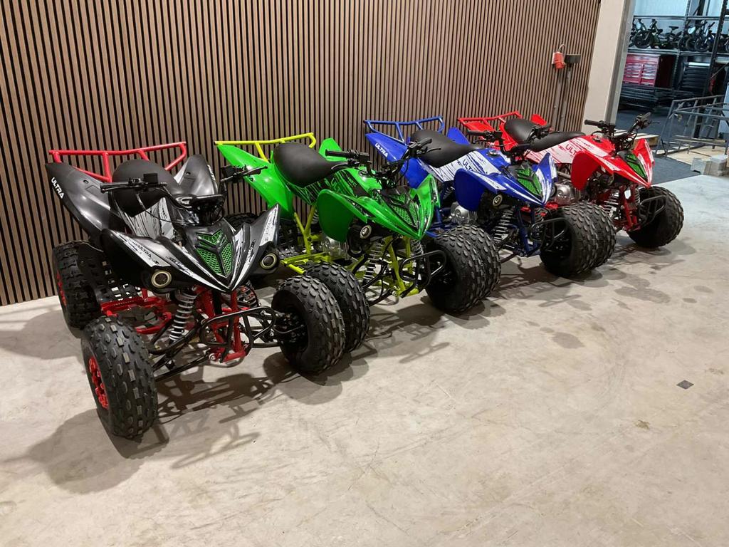 2025 Ultra Motocross ATX 125 Raptor Quad in 4 kleuren, 125 cc