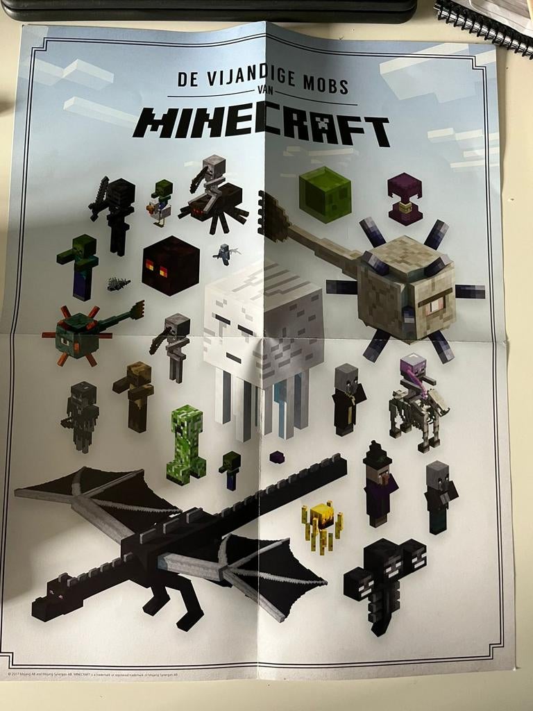 Minecraft Handboek in Blik, Ophalen of Verzenden, Zo goed als nieuw, Mojang, Non-fictie