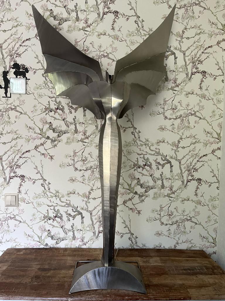 Reinhard Stubenrauch Lichtsculptuur “Lady Hamilton”, Ophalen, Gebruikt, Metaal