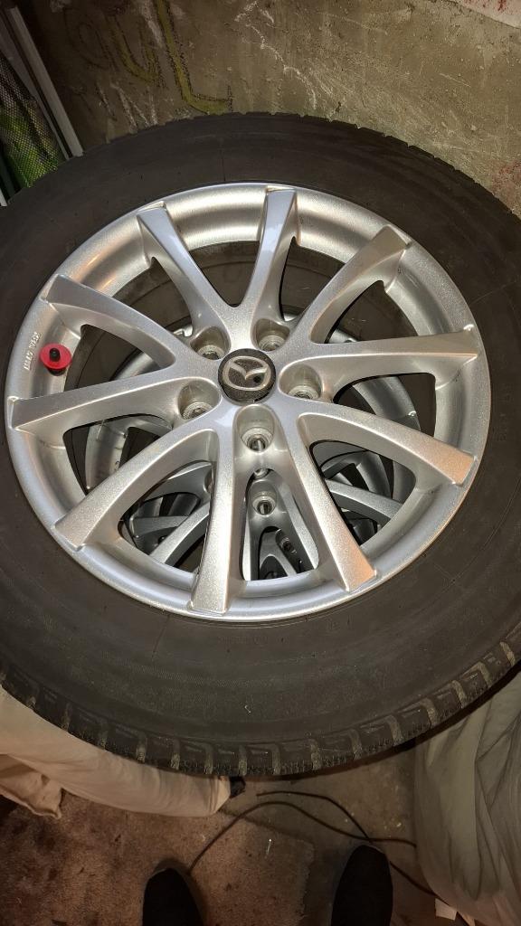 Winterbanden mazda cx 5 originele alu velgen, Ophalen, Gebruikt, Velg(en), 17 inch
